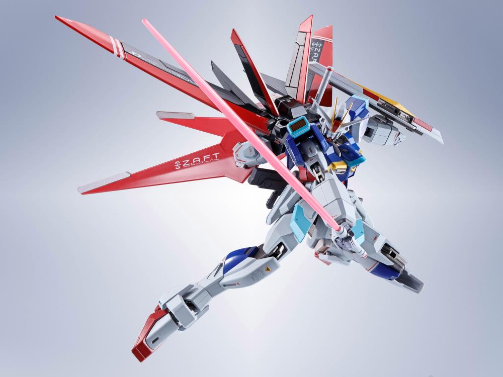 Bandai Metal Robot Spirits Gundam Seed Destiny Force Impulse Gundam Action Figure - Premium Collectible Model Kit for Anime Fans & Gundam Enthusiasts - Perfect for Display, Photography, and Role-Playing Battles