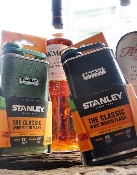 Stanley Adventure Stainless Steel Flask 0.15L (5oz) - Compact Outdoor Water Bottle for Hiking, Camping & Travel