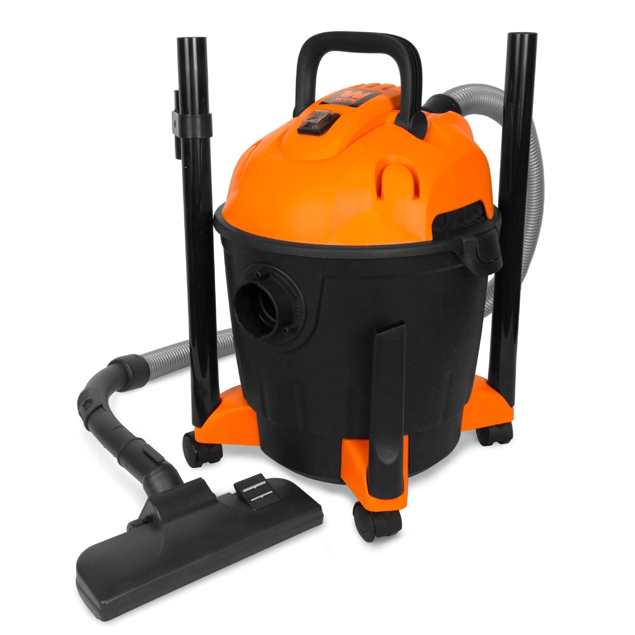 WEN VC4710 10 Amp 5 Gallon Portable HEPA Wet/Dry Shop Vacuum Cleaner with Blower | 0.3 Micron Filter, Hose & Accessories | Ideal for Garage, Workshop & Home Cleaning