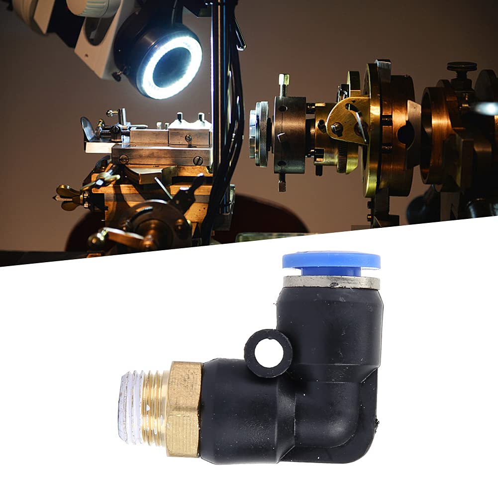Adjustable CO2 Gas Nozzle Valve for Engraving Machine - 6mm Air Pipe with 9.7mm Thread - Compatible with Air Pump & Air Compressor - Perfect for Laser Cutting, Metal Engraving & DIY Projects