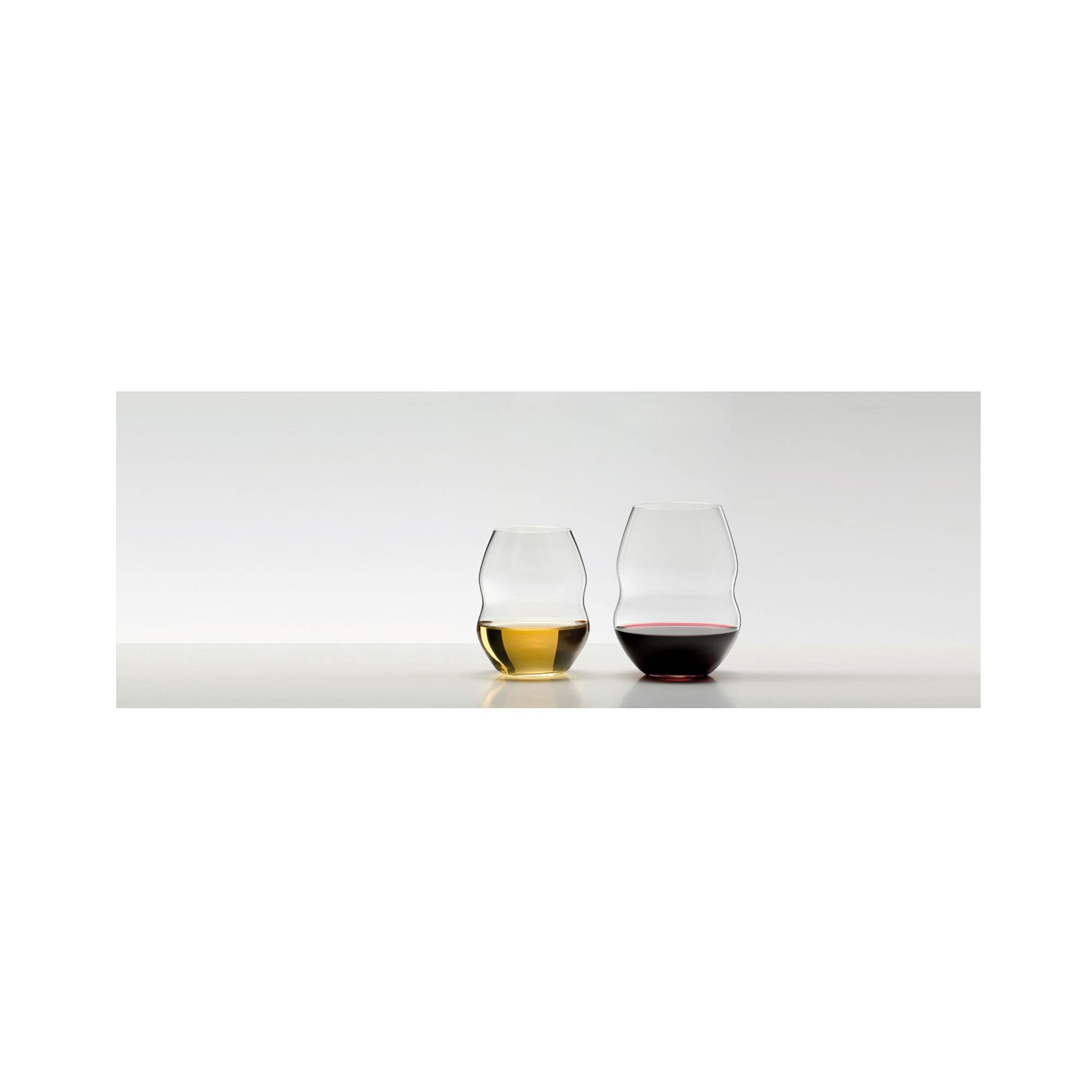 Riedel Swirl Crystal White Wine Glasses Set of 4 - Elegant Stemware for Chardonnay, Sauvignon Blanc & Fine Dining