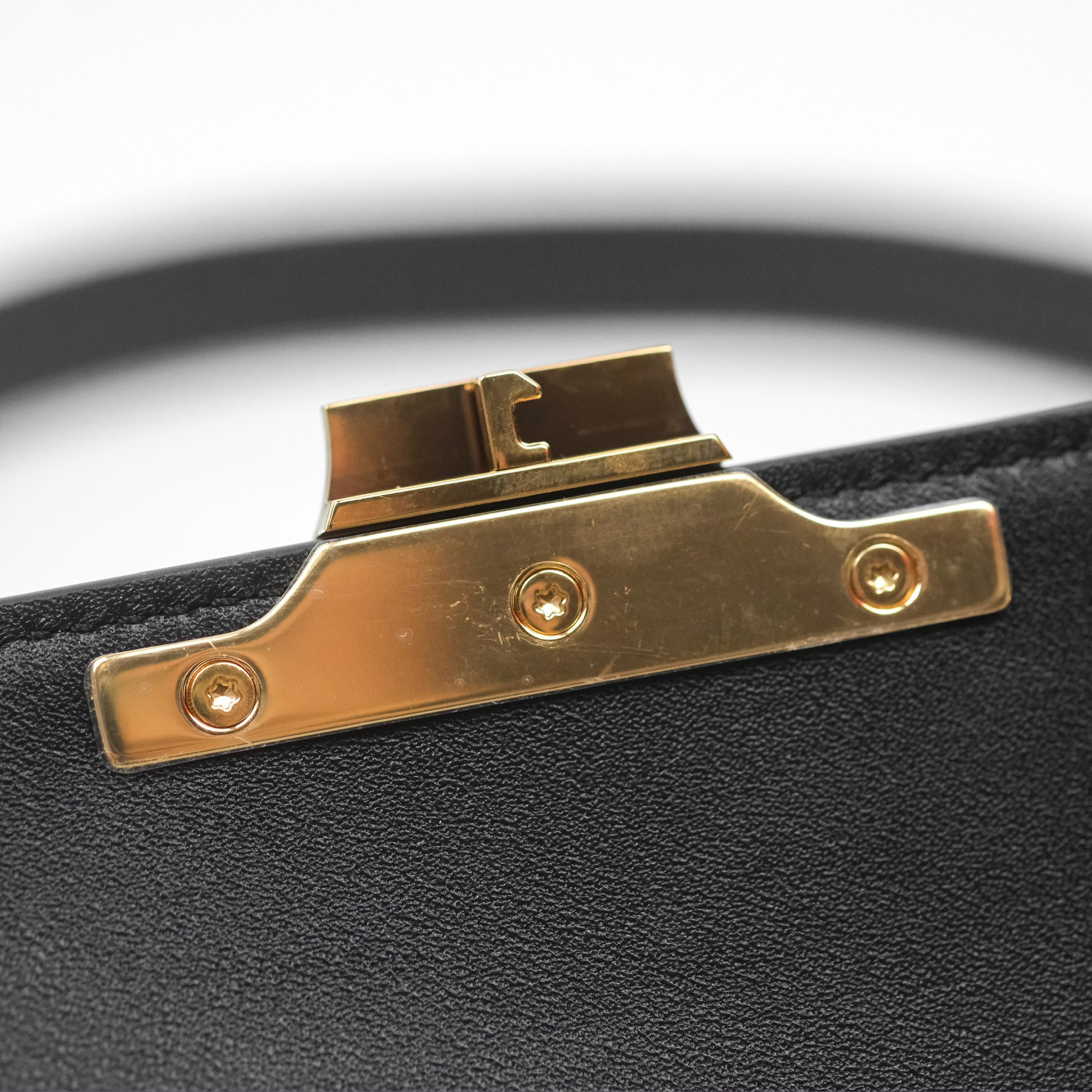 Celine Triomphe Shoulder Bag in Black Calfskin Leather - Luxury Crossbody Purse for Women, Perfect for Work, Date Night & Travel