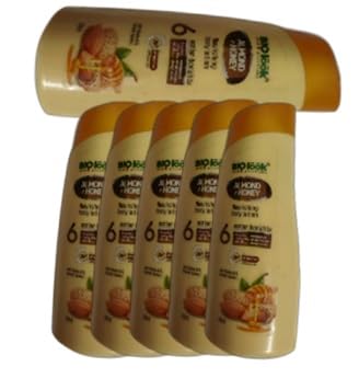 Honey & Almonds Advanced Nourishing Body Lotion for Dry Skin - Winter Moisturizer (20ml x 6 Pack) | Hydrating & Soothing Care for Hands, Body & Face - Perfect for Cold Weather & Daily Use