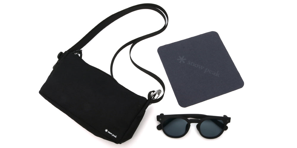 JINS x Snow Peak JINS Switch Flip Up Sunglasses 016 94 - Polarized UV Protection for Outdoor Activities, Hiking, and Driving
