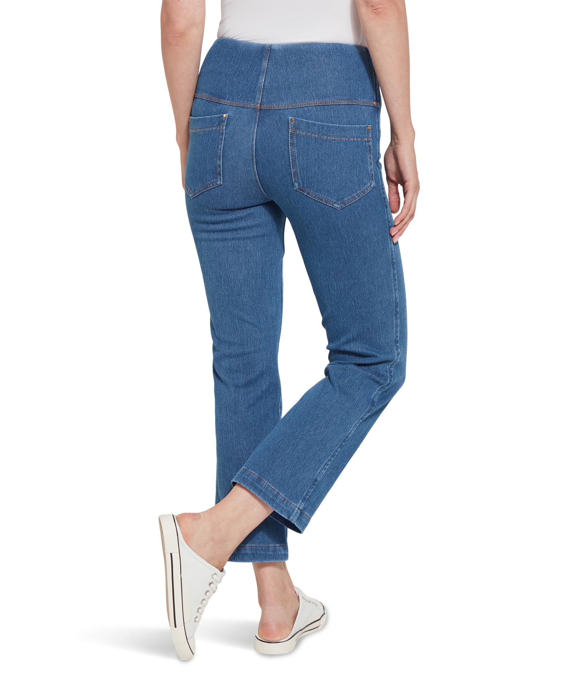 Lyssé Women's Bootcut Jeans - Stretchy Ankle Denim Pants with 4-Way Comfort Fit | Casual Wear, Office Outfits & Everyday Style