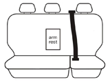 Premium Custom Canvas Seat Covers for Isuzu D-Max TF LS/LS M/LS U Crew Cab (2012-2020) - Durable & Perfect Fit - Ideal for Off-Roading, Camping & Work Trucks