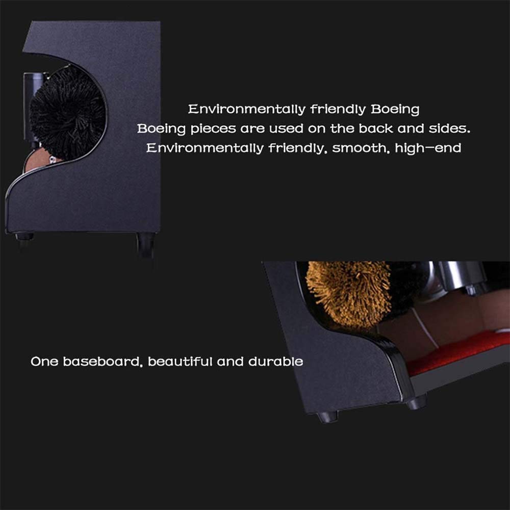 Original Electric Boot Scraper & Shoe Polisher Machine - Automatic Sensor Brush for Boots, Shoes Cleaning - Vertical Design for Hotels, Entrances & Halls (Silver) - Perfect for Commercial Spaces, Offices & Home Use