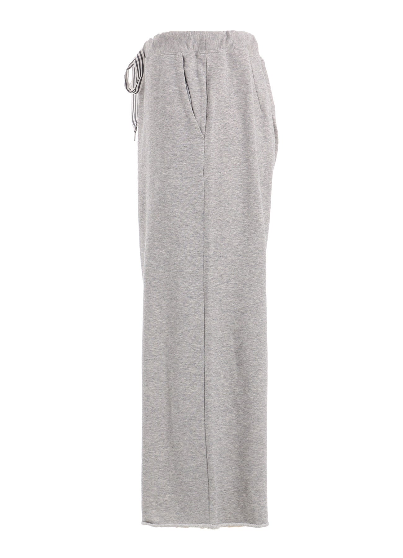 Soft Cotton Fleece Striped Ribbon Pants for Women - Cozy Lounge Pants & Sleepwear for Home Relaxation and Casual Outings