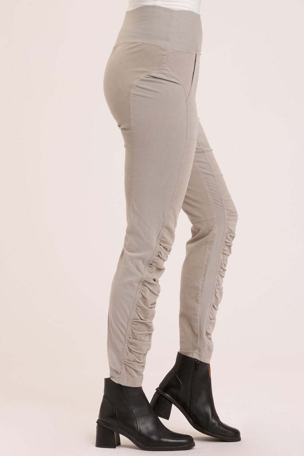 Stylish Cord Penny Leggings for Women - Comfortable Stretch High Waist Pants for Yoga, Workout & Casual Wear