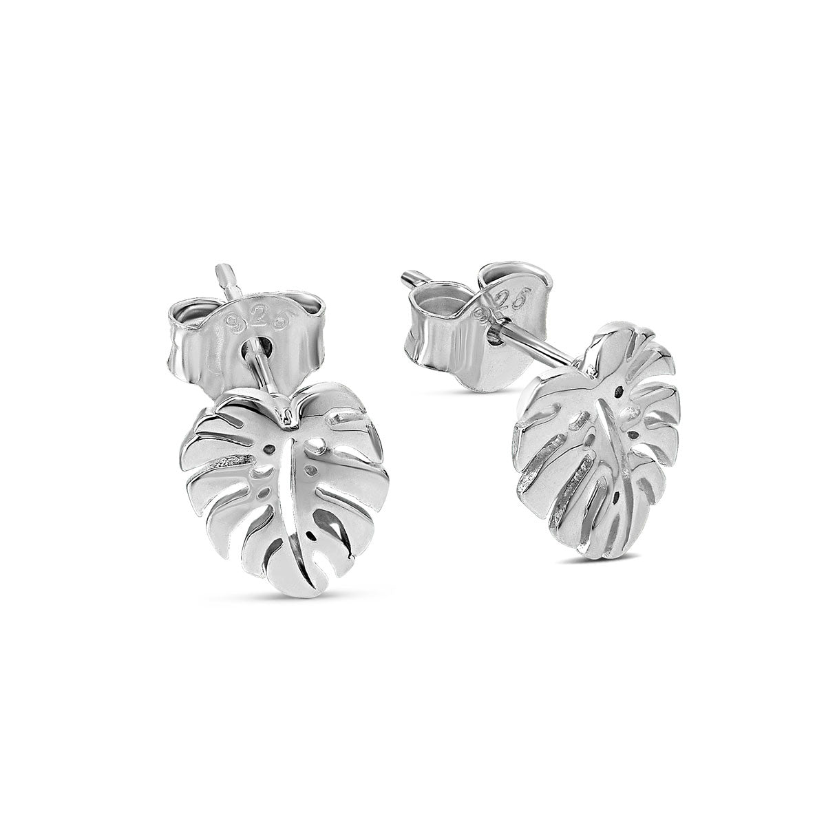 Monstera Stud Earrings - Trendy Botanical Leaf Design for Women | Perfect for Everyday Wear, Parties & Gifts