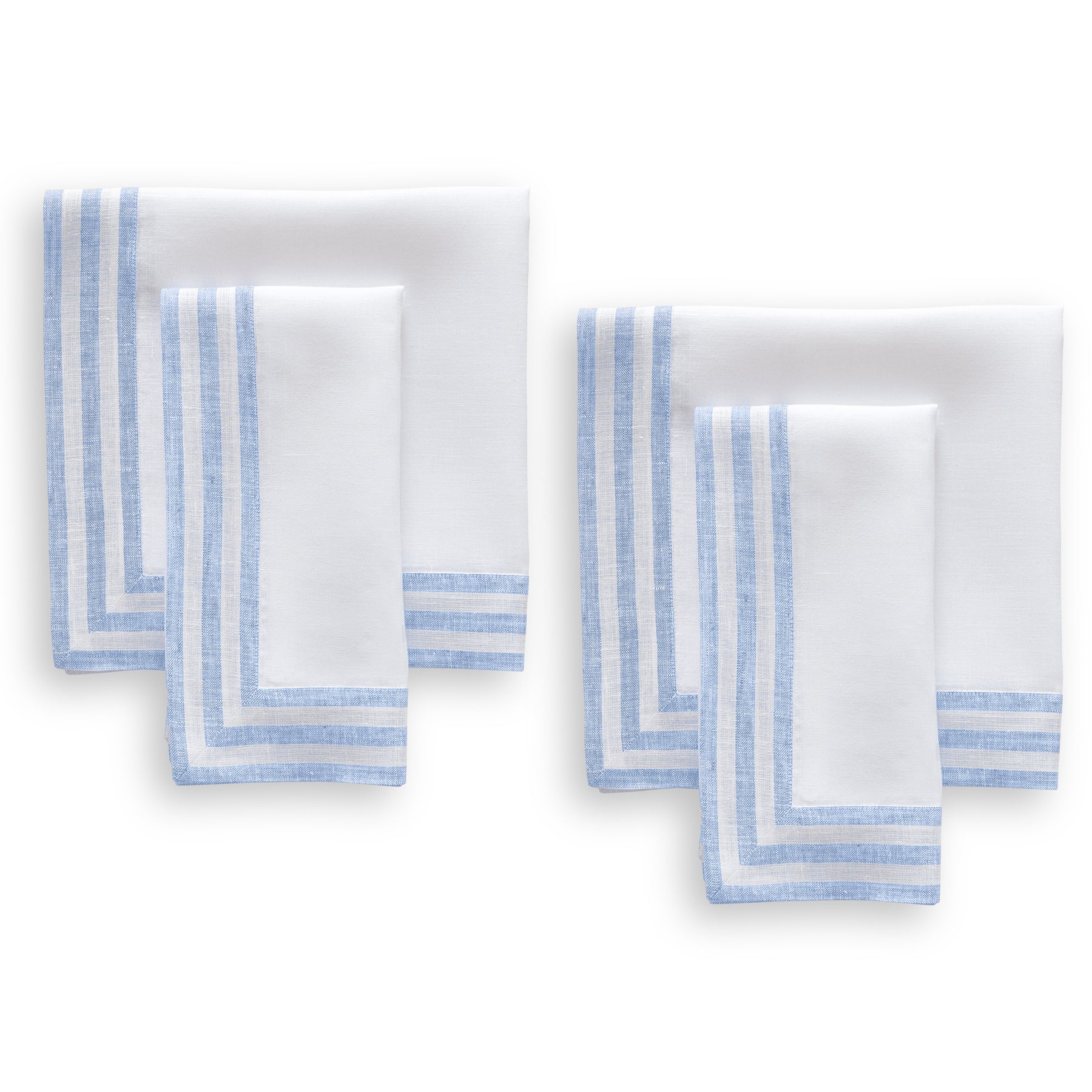 Premium Mila Napkins Set of 4 - Soft & Absorbent Cotton Table Napkins for Dinner Parties, Weddings & Everyday Use