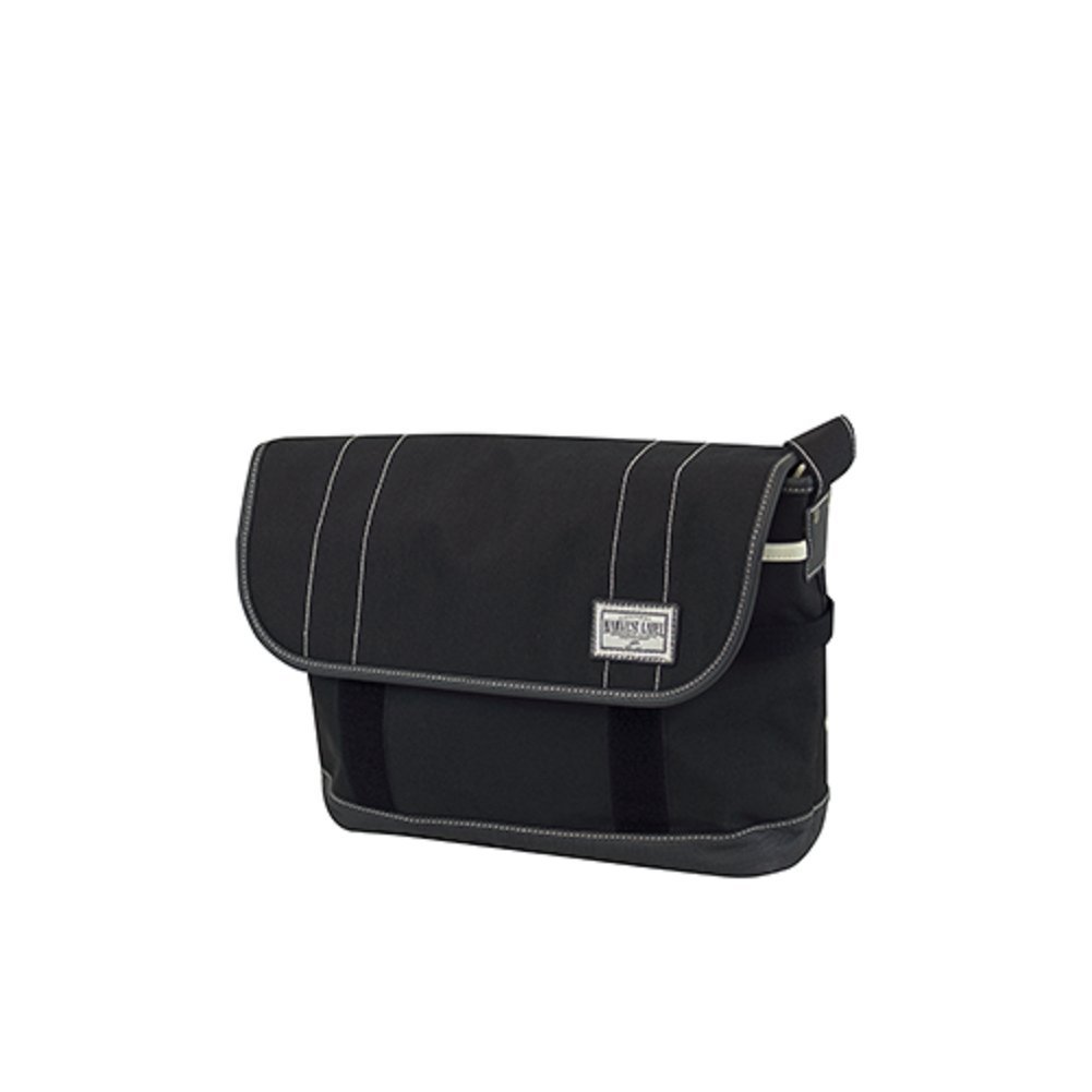 Harvest Label Connect Palette Commuter Messenger Bag for Men & Women - Waterproof Laptop Bag with Adjustable Strap, Perfect for Work, Travel & Daily Use (Black)