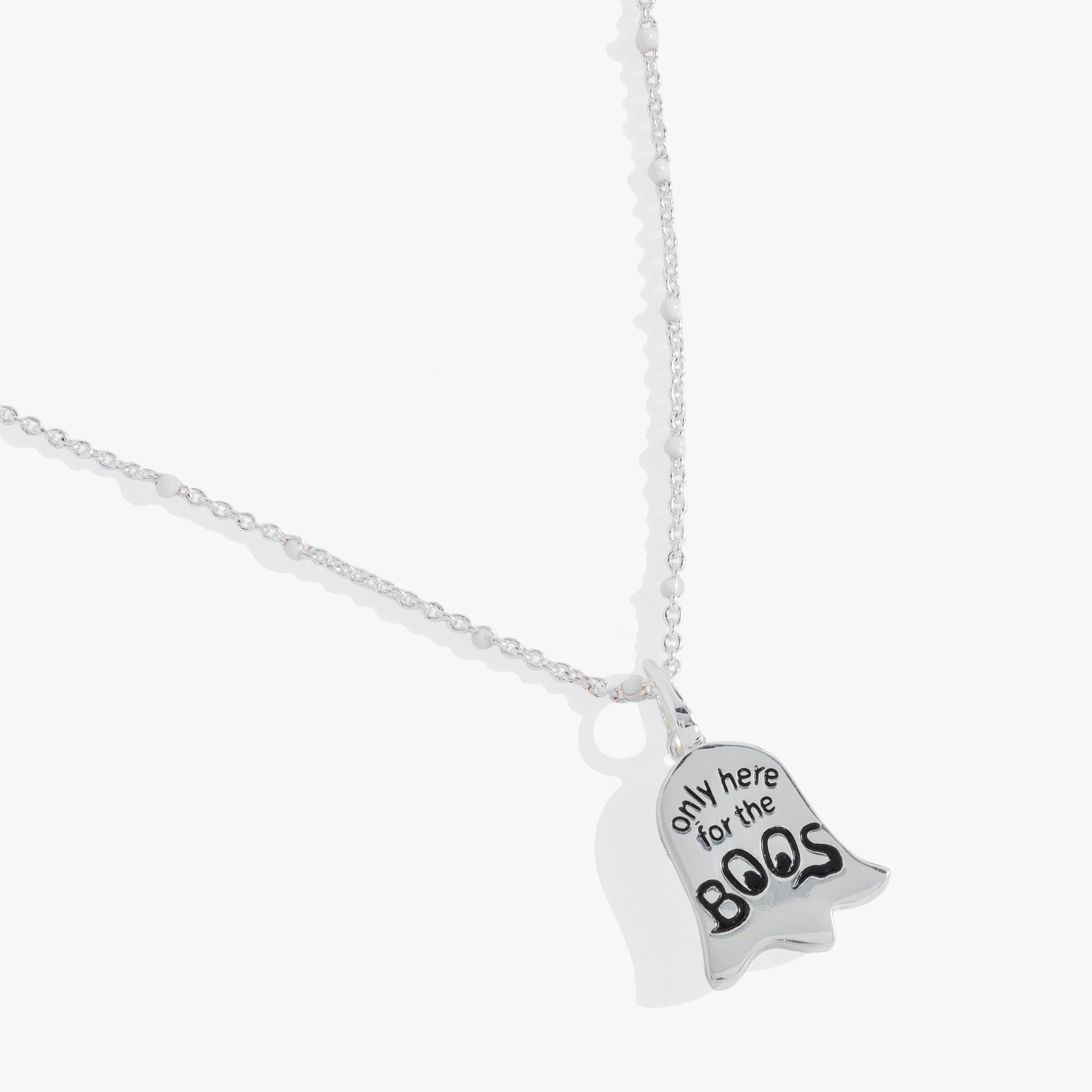 Ghost Necklace - Gothic Pendant for Women & Men - Halloween Jewelry Gift - Perfect for Parties, Cosplay & Everyday Wear