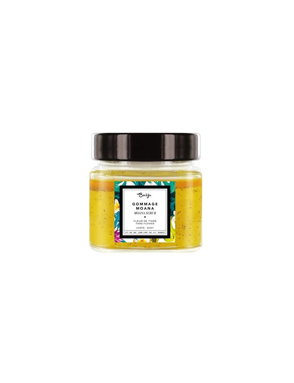 BAIJA Gommage Moana Body Scrub with Tiare Flower Fragrance - 275g | Exfoliating & Moisturizing for Smooth Skin | Perfect for Spa Days & Relaxing Bath Time
