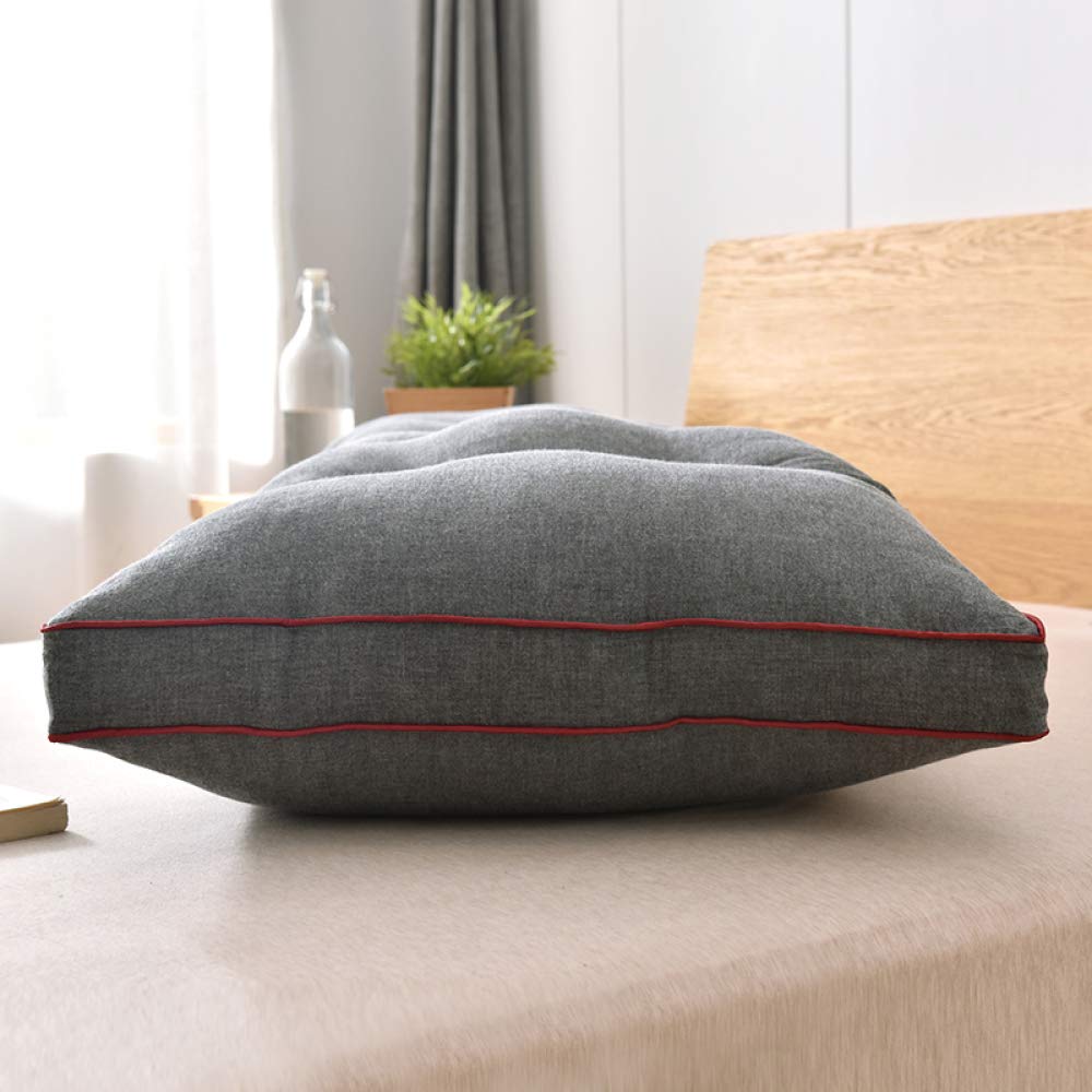 Japanese Style Headboard Cushion - Sofa Back Support Pillow with Detachable Cotton Cover (150x50cm, Blue) | Perfect for Pregnancy Support, Bedroom Decor & Living Room Comfort