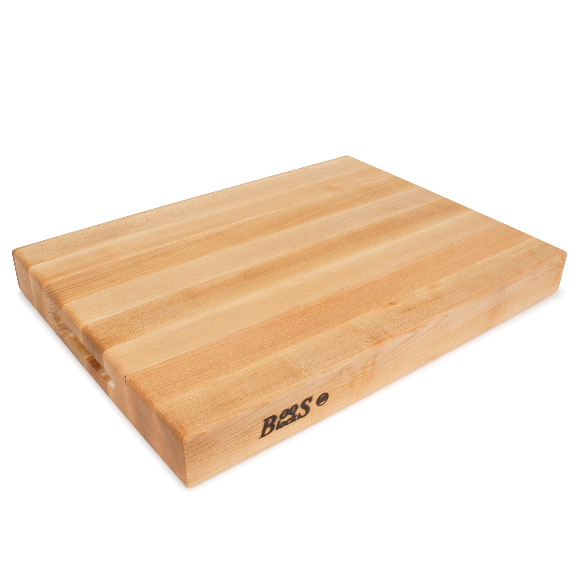 Premium John Boos RA-Board Series Large Reversible Maple Wood Cutting Board - 20