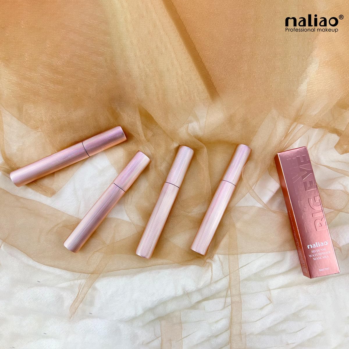 Maliao HD Dense Waterproof Mascara - Long Lasting Volumizing & Lengthening Mascara for Dramatic Lashes | Perfect for Daytime Wear, Night Out & Special Occasions