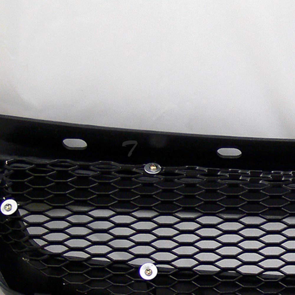 1999-2000 Honda Civic Glossy Black T-R Style Aluminum Mesh Front Bumper Grille | Replacement Car Part | Perfect for Customization & Street Style Upgrades