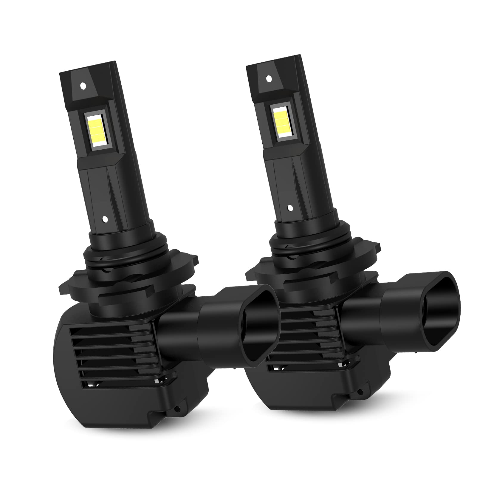 CAFOPAR H11 H8 H9 LED Headlight Bulbs - 6000K Cool White, 100W, 20000 Lumens High Brightness, Low/High Beam with Cooling Fan, Plug and Play - Pack of 2 | Perfect for Night Driving, Off-Roading & Foggy Conditions