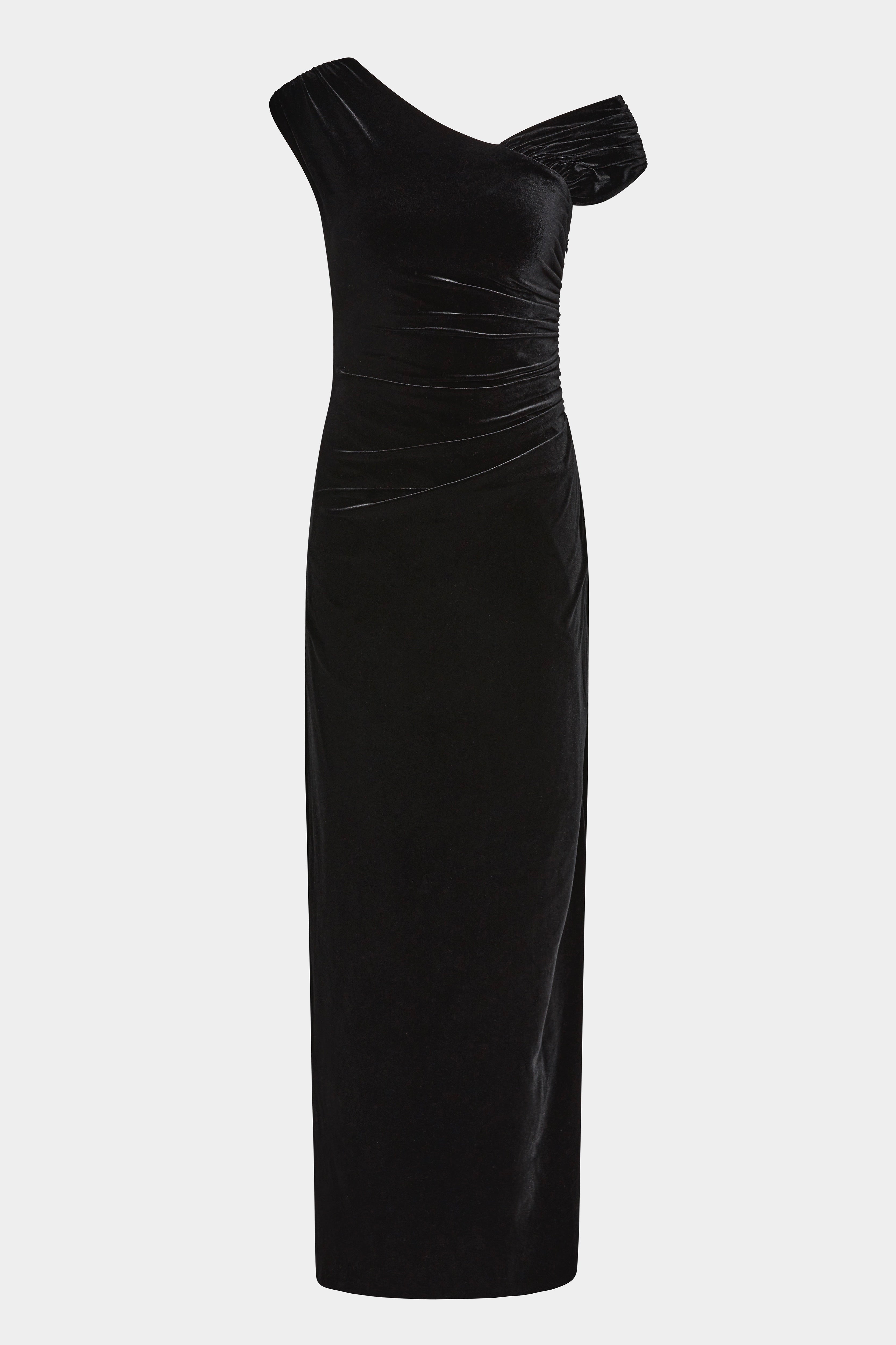Ettore Black Gown - Elegant Formal Dress for Evening Parties, Prom, and Special Occasions