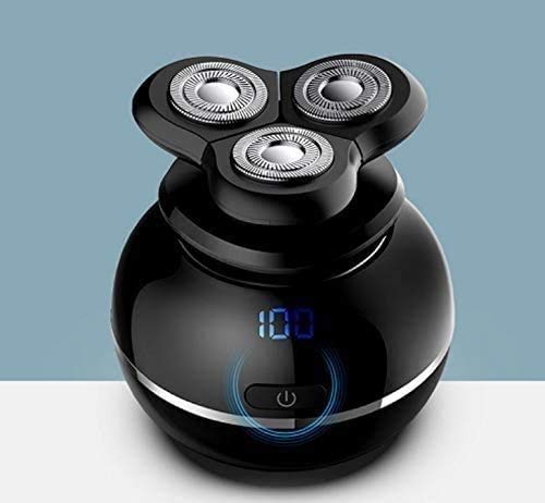 5-in-1 Cordless Rechargeable Electric Head Shaver for Men - Rotary Shaving & Grooming Kit - Perfect for Bald Head Shaving, Beard Trimming & Travel Grooming