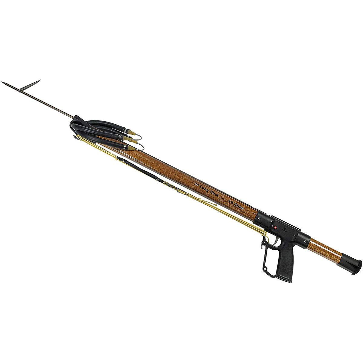 Long Shot 32 Mahogany Spear Gun - 32 Inch Professional Spearfishing Equipment for Ocean Hunting & Underwater Adventures