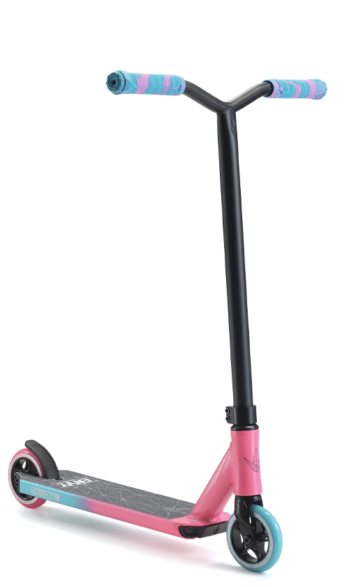 Envy One S3 Complete Scooter for Kids & Teens - Pink & Teal Electric Scooter with LED Lights - Perfect for Commuting, School & Outdoor Fun
