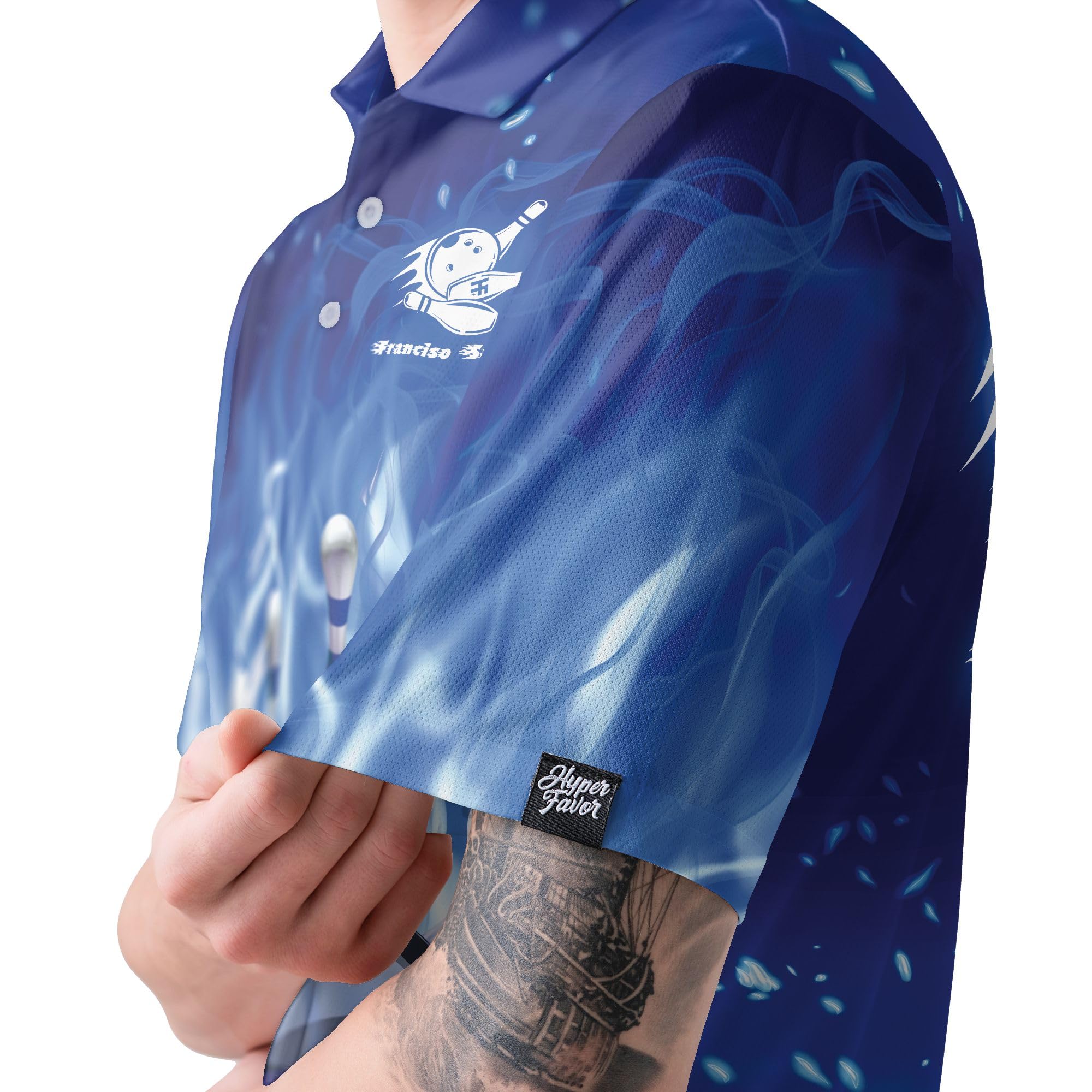 Custom Bowling Shirts for Men | Personalized Short Sleeve Bowling Polo Shirts | Unique Team Uniforms for Bowling Leagues & Casual Wear