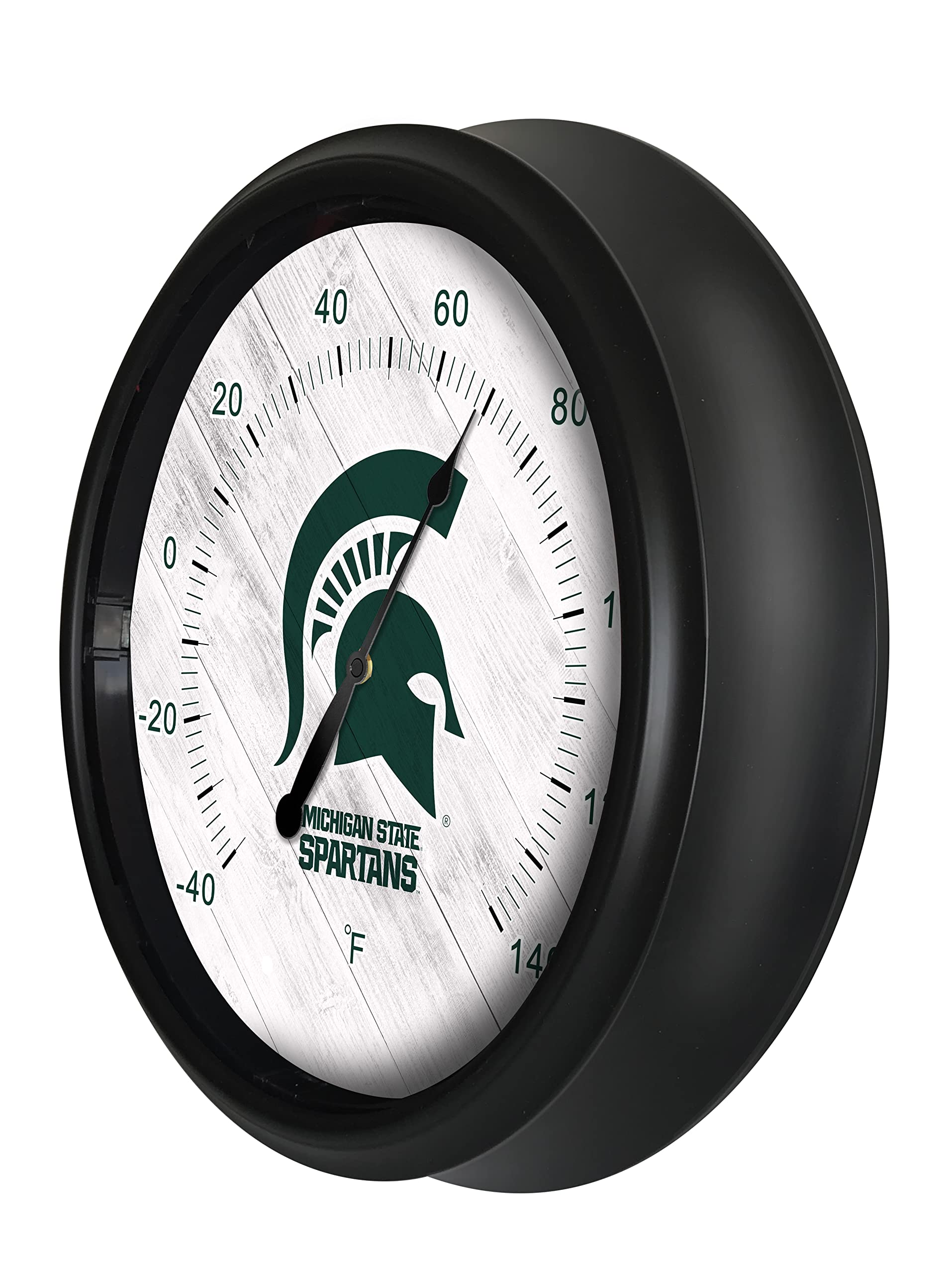 Michigan State University Themed Indoor/Outdoor LED Thermometer - Accurate Temperature Display for Home, Office, Dorm & Garden Use