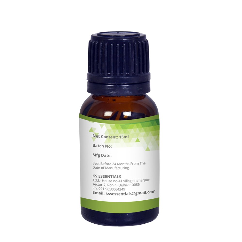 Ks Essentials 100% Pure Pimento Berry Essential Oil (Pimento Officinalis) - 15ml Natural Steam Distilled Aromatherapy Oil for Diffusers, Massage & Relaxation