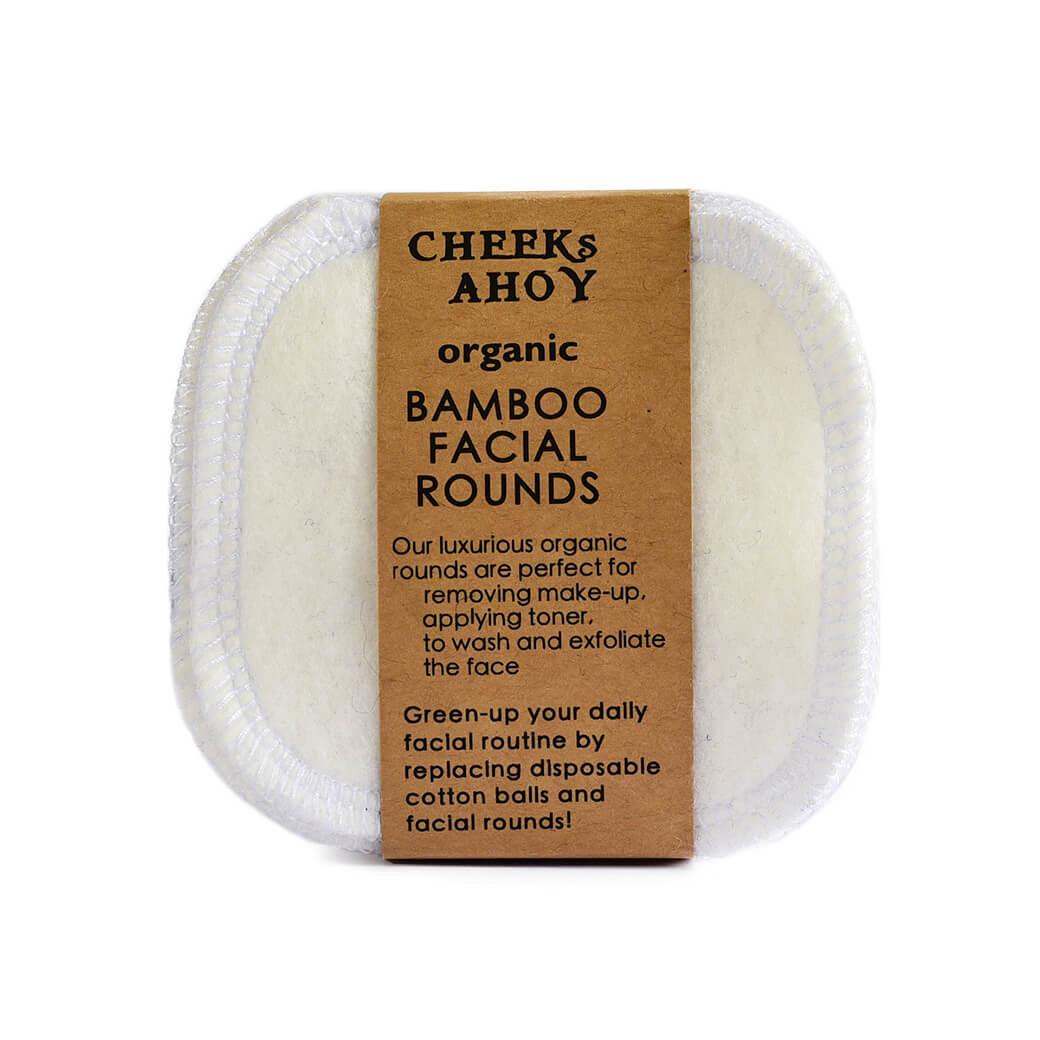 Organic Bamboo Facial Rounds - Reusable & Eco-Friendly Makeup Remover Pads for Gentle Cleansing | Perfect for Daily Skincare, Travel & Sustainable Beauty Routine