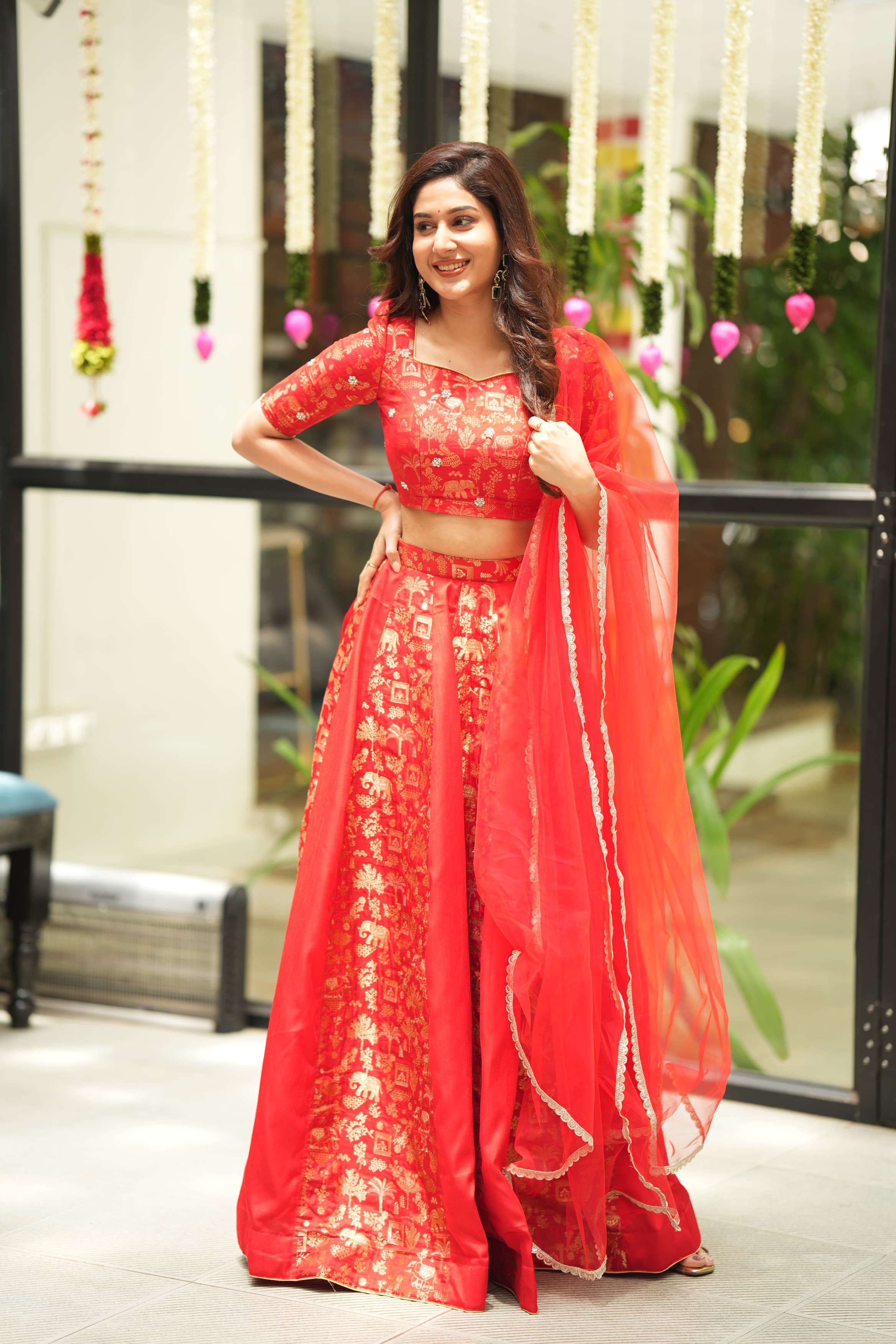 Premium Banarasi Lehenga Choli Set for Women | Traditional Indian Bridal Wear | Wedding, Festivals & Special Occasions