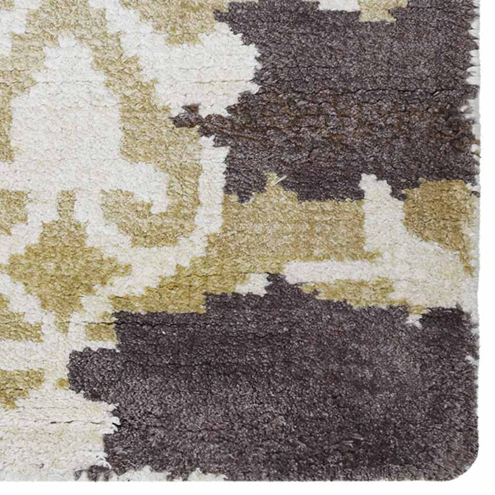 Handmade Hypnotic Eastern Hand Knotted Rug - Authentic Oriental Wool Carpet for Living Room, Bedroom & Home Decor