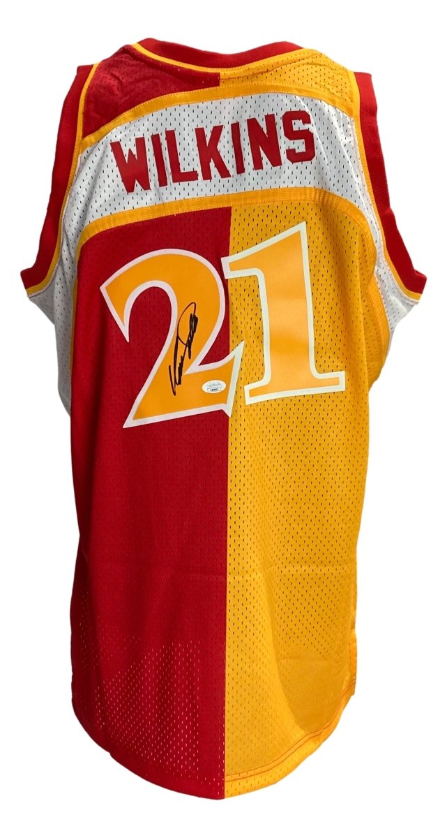 Dominique Wilkins Autographed Atlanta Hawks 1986-87 Hardwood Classics Swingman Jersey - JSA Certified - Perfect for Collectors & NBA Fans