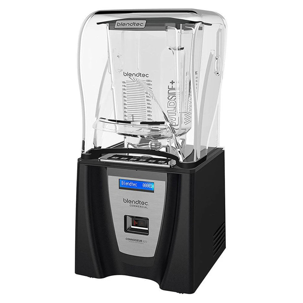 Blendtec C825C11Q B1GB1A Connoisseur 825 High Performance Blender with Sound Enclosure & 2 (75 oz) FourSide Jars - Perfect for Smoothies, Juicing & Commercial Kitchen Use