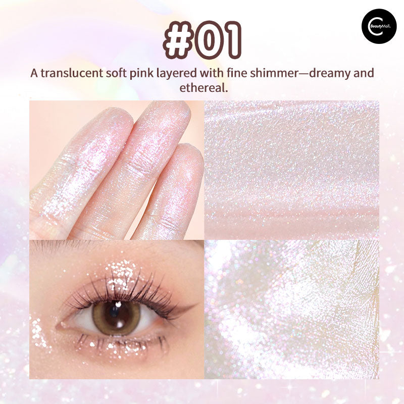 GOGOTALES Single Tone Highlighter Balm - Natural Glow Makeup for Cheeks & Eyes | Perfect for Daytime & Nighttime Looks