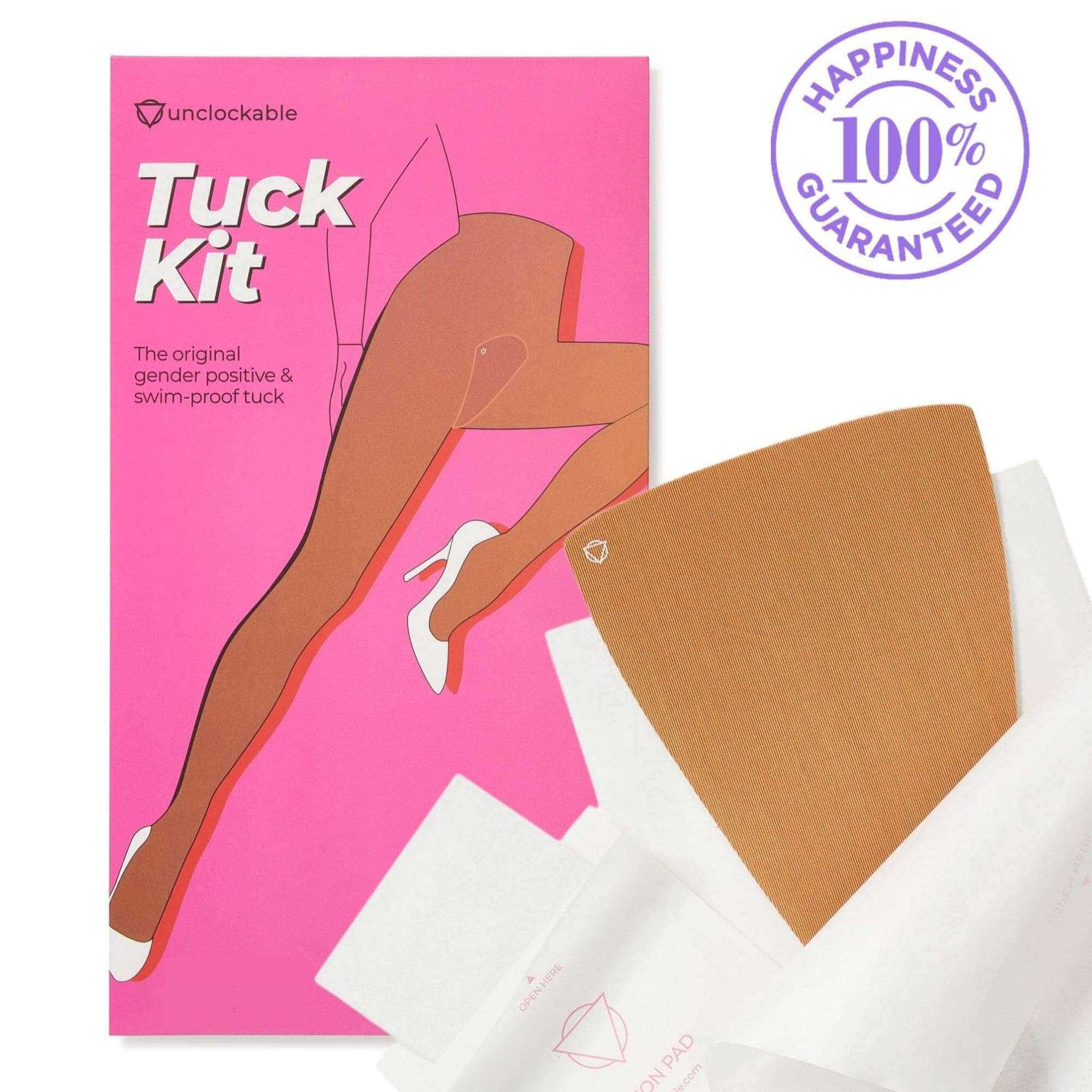 Unclockable Tuck Kit - 2 Pack | Comfortable & Secure Gaff Underwear for Transgender Women | Perfect for Everyday Wear, Cosplay & Special Occasions