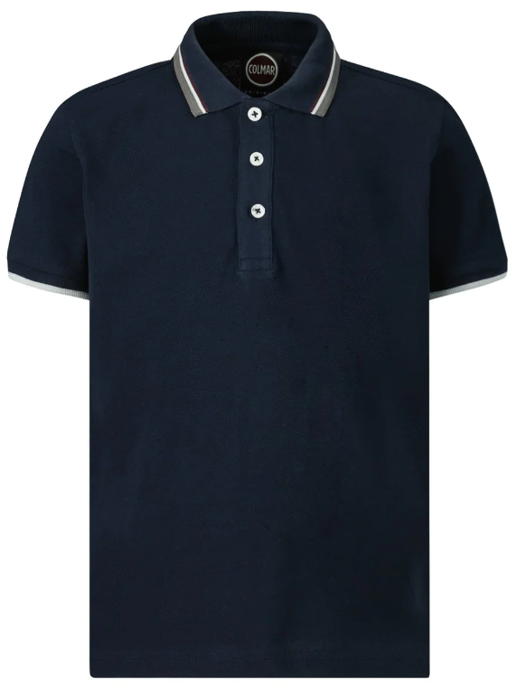 COLMAR Stripes & Lines Short Sleeve Polo Shirt for Boys (6-12 Years) - Perfect for School, Sports, and Casual Outfits