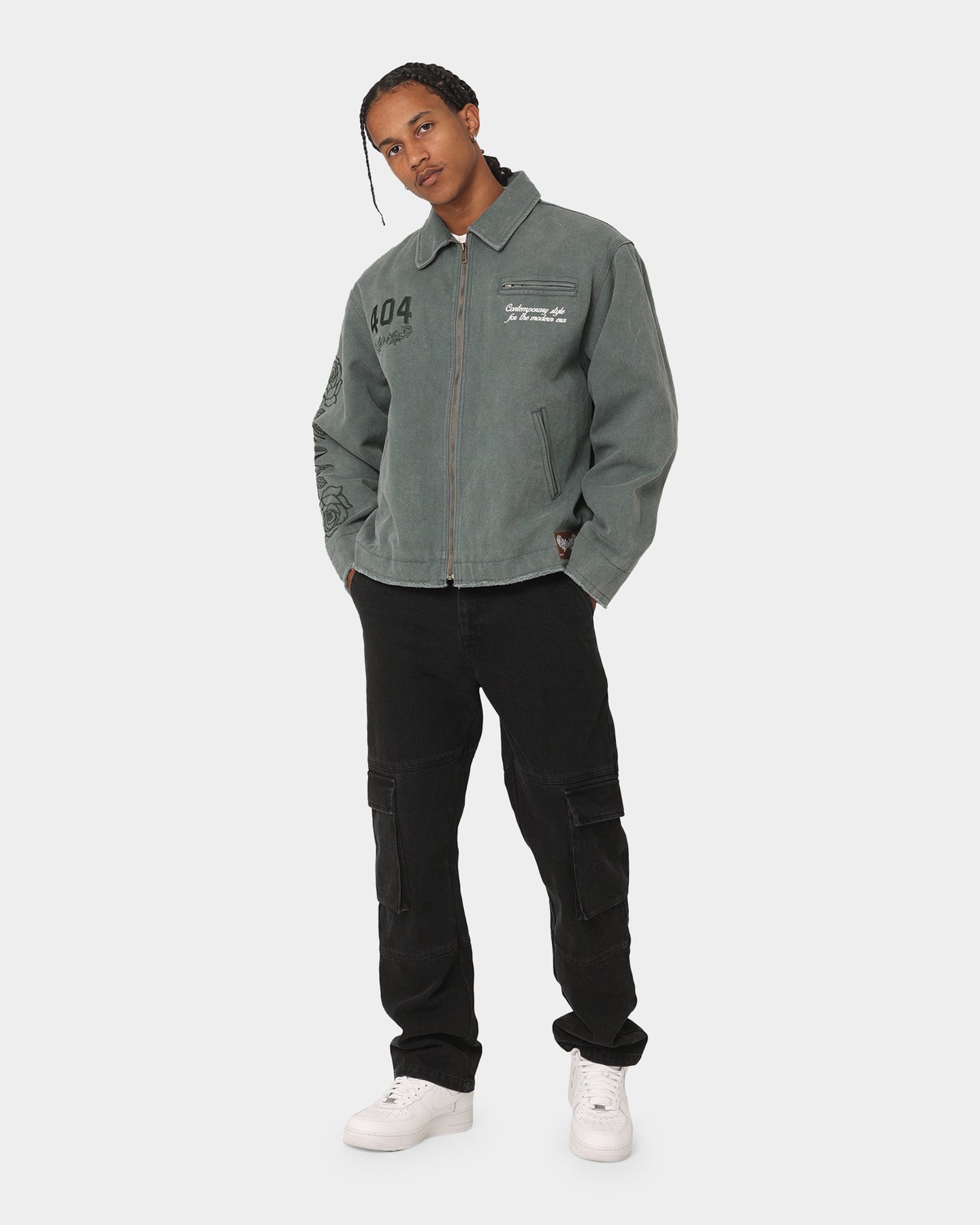 Florence Work Jacket for Men & Women - Durable Green Workwear with Multiple Pockets - Perfect for Construction, Outdoor Jobs & Casual Wear