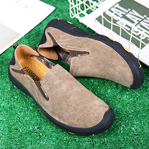 **Eliogn Men's Slip-On Hiking Loafers - Comfortable Non-Slip Outdoor Walking Shoes for Men - Perfect for Hiking, Travel & Casual Wear**
