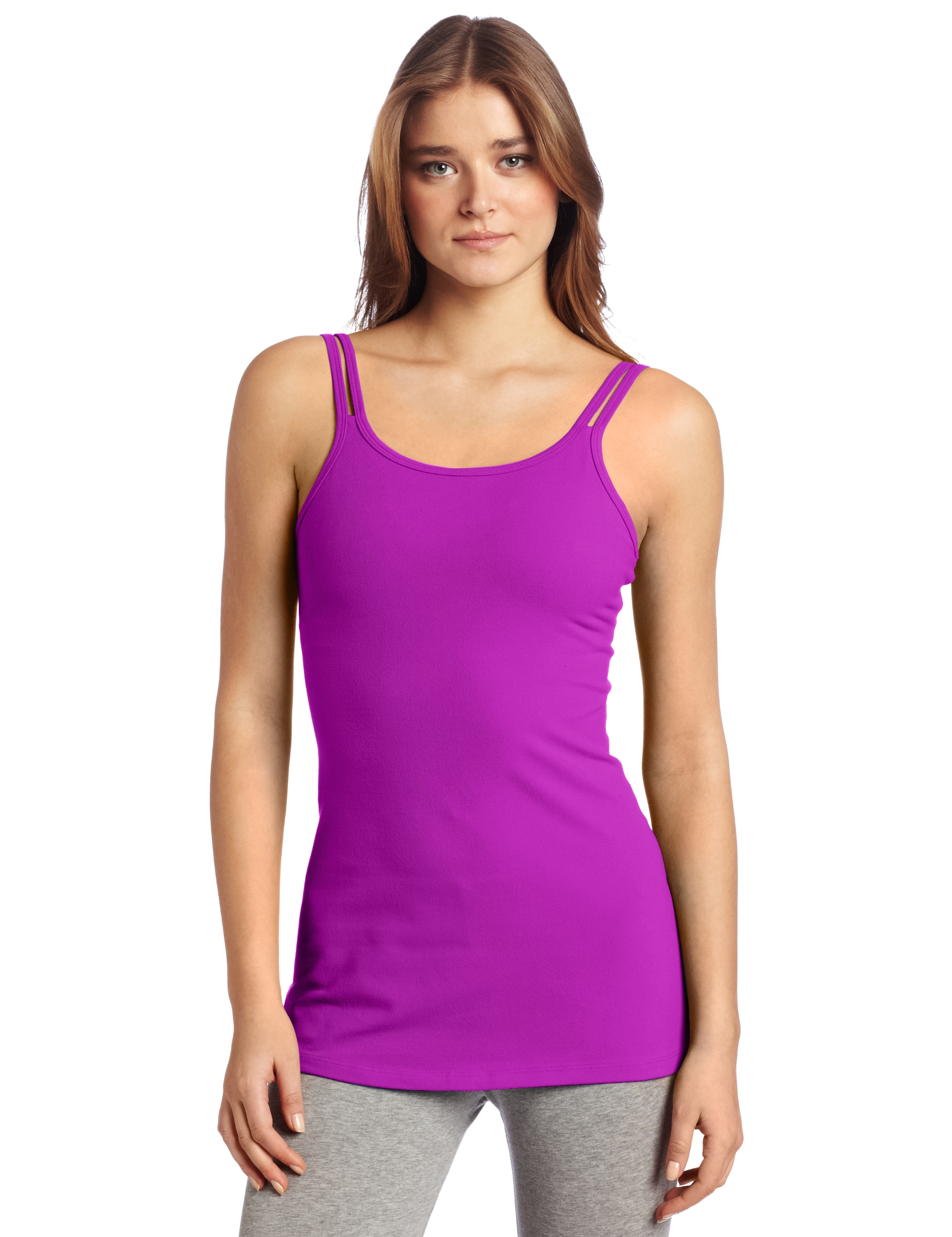 Beyond Yoga Long Double Strap Cami - Women's Slim Fit Workout Tank Top for Yoga, Gym & Running | Moisture Wicking & Comfortable Activewear for Fitness & Lounge Wear