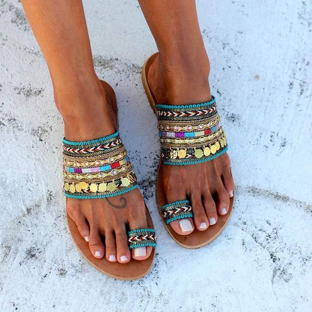 BORAMAX Women's Handmade Greek Style Flip Flop Sandals with Toe Ring - Comfortable Flat Beach Sandals for Summer, Vacation & Casual Wear