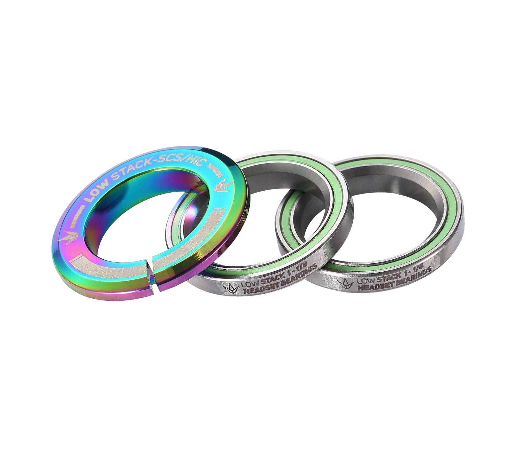 Envy Scooters Low Stack Headset - SCS/HIC Compatible for BMX & Freestyle Scooters | Durable Bicycle Headset for Smooth Riding & Stunt Performance