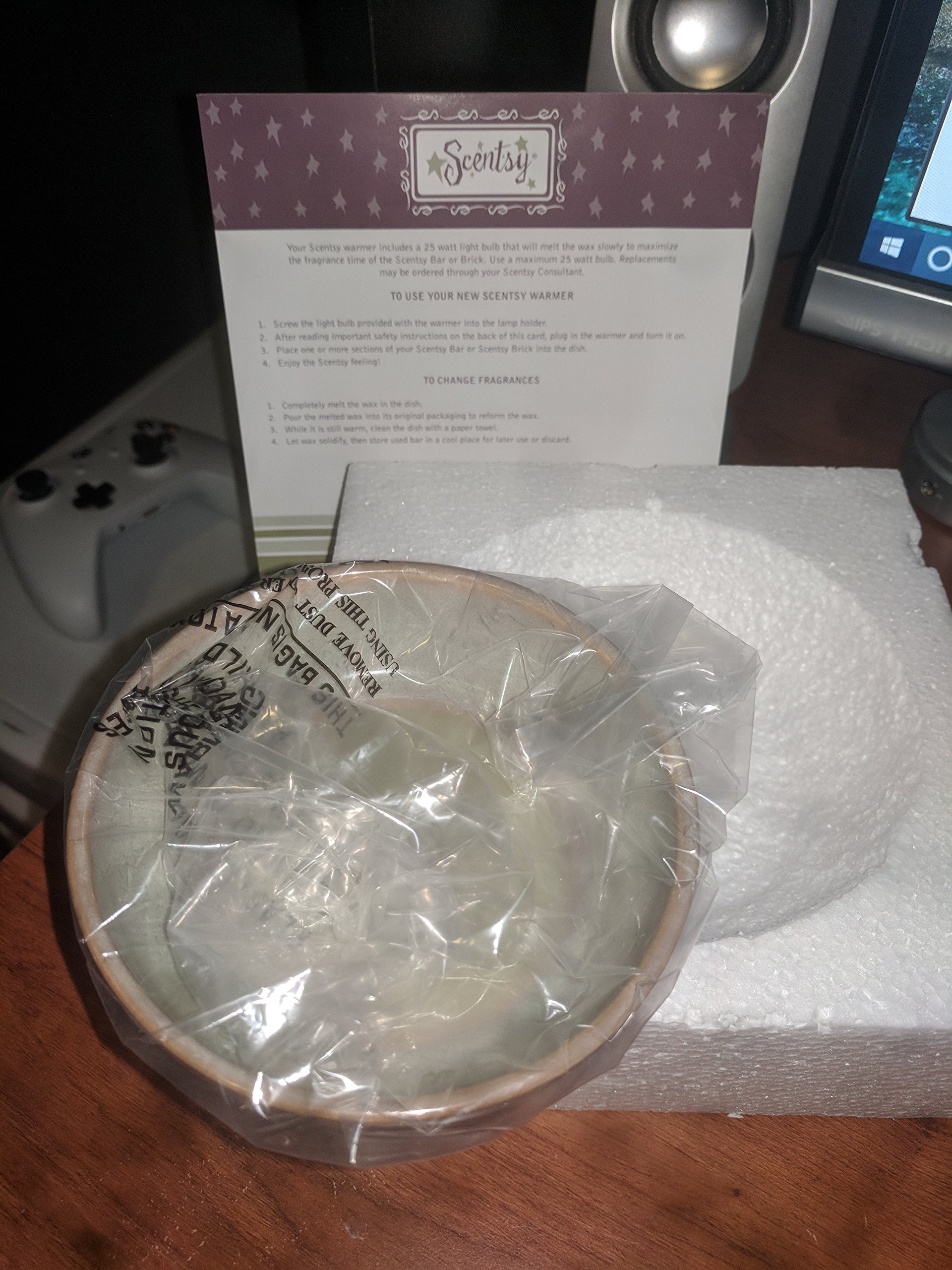 Premium Scentsy Bamboo Tali Full-Size Wax Warmer - Aromatherapy Diffuser for Home, Office & Spa Relaxation