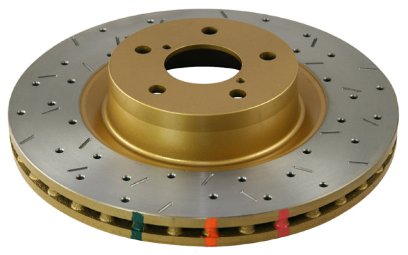 DBA 8/98+ Nissan Skyline R34 GTT Front Crossdrilled & Slotted 4000 Series Brake Rotors - High Performance Upgrade for Street Racing & Track Use