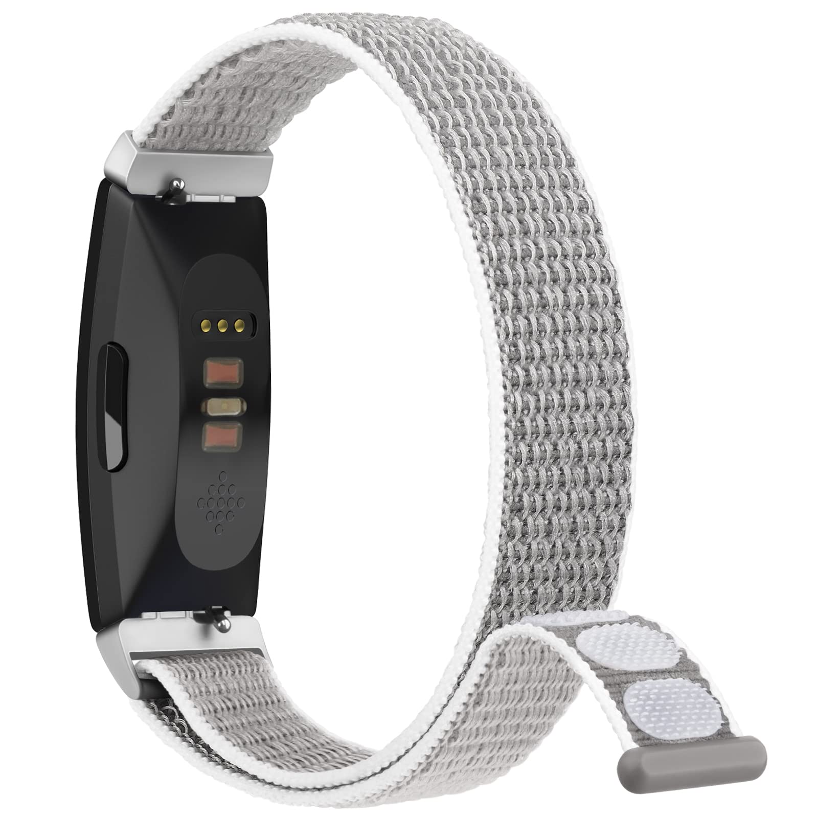 Soft Adjustable Breathable Nylon Replacement Bands for Fitbit Inspire 2 & Inspire HR - Comfortable Wristband for Women & Men - Perfect for Workouts, Running & Daily Wear