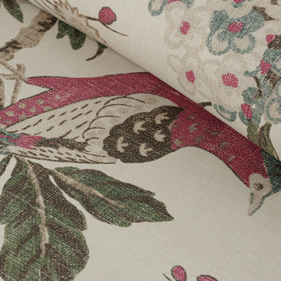 Vintage Floral Sutton Wallpaper - Peel and Stick Removable Wallpaper for Bedroom, Living Room, and Home Decor
