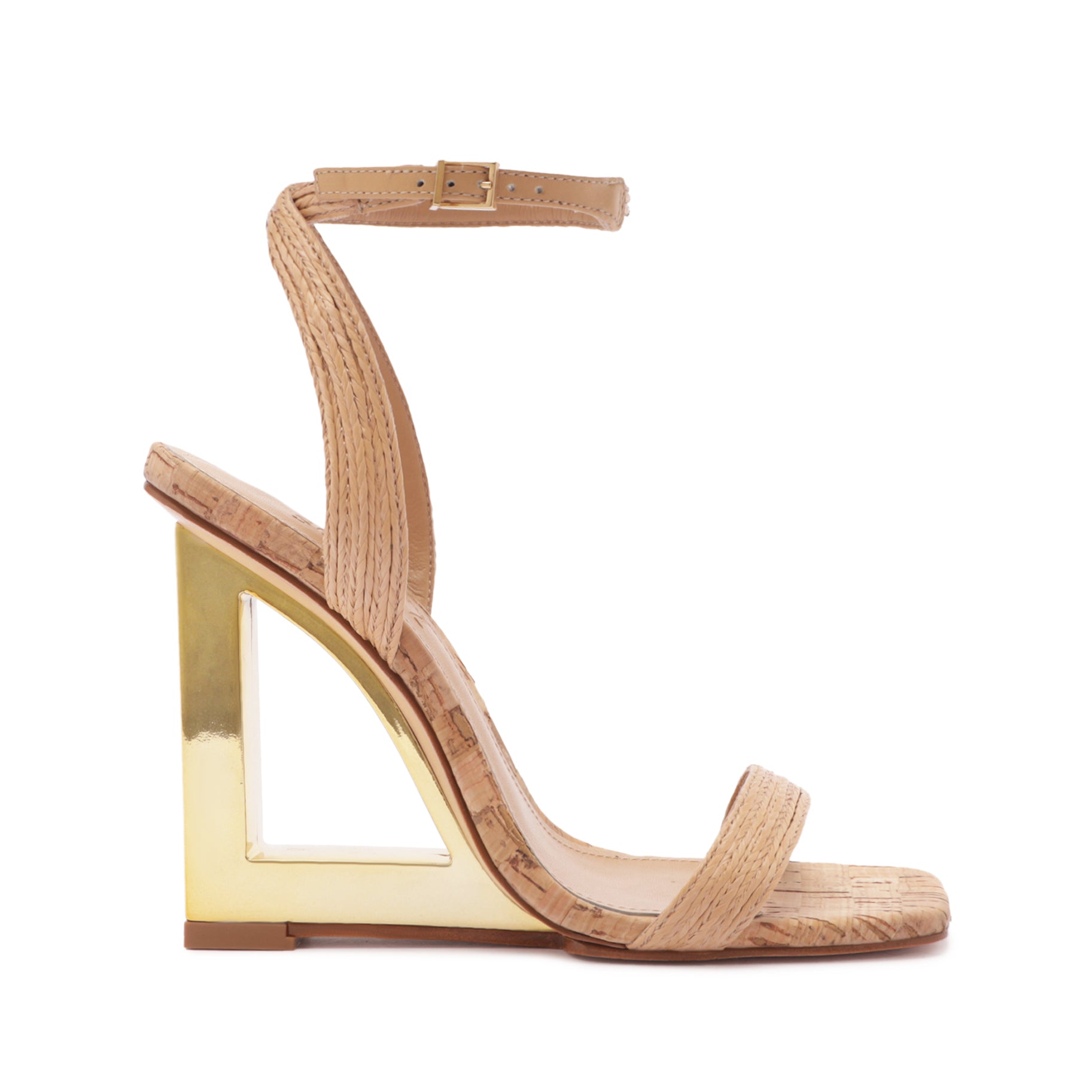 Filipa Natural Embroidery Leather Sandal with 2.3 Inch Heel - Women's Comfortable Summer Sandals for Beach, Vacation & Casual Outings | Style S2131800140001
