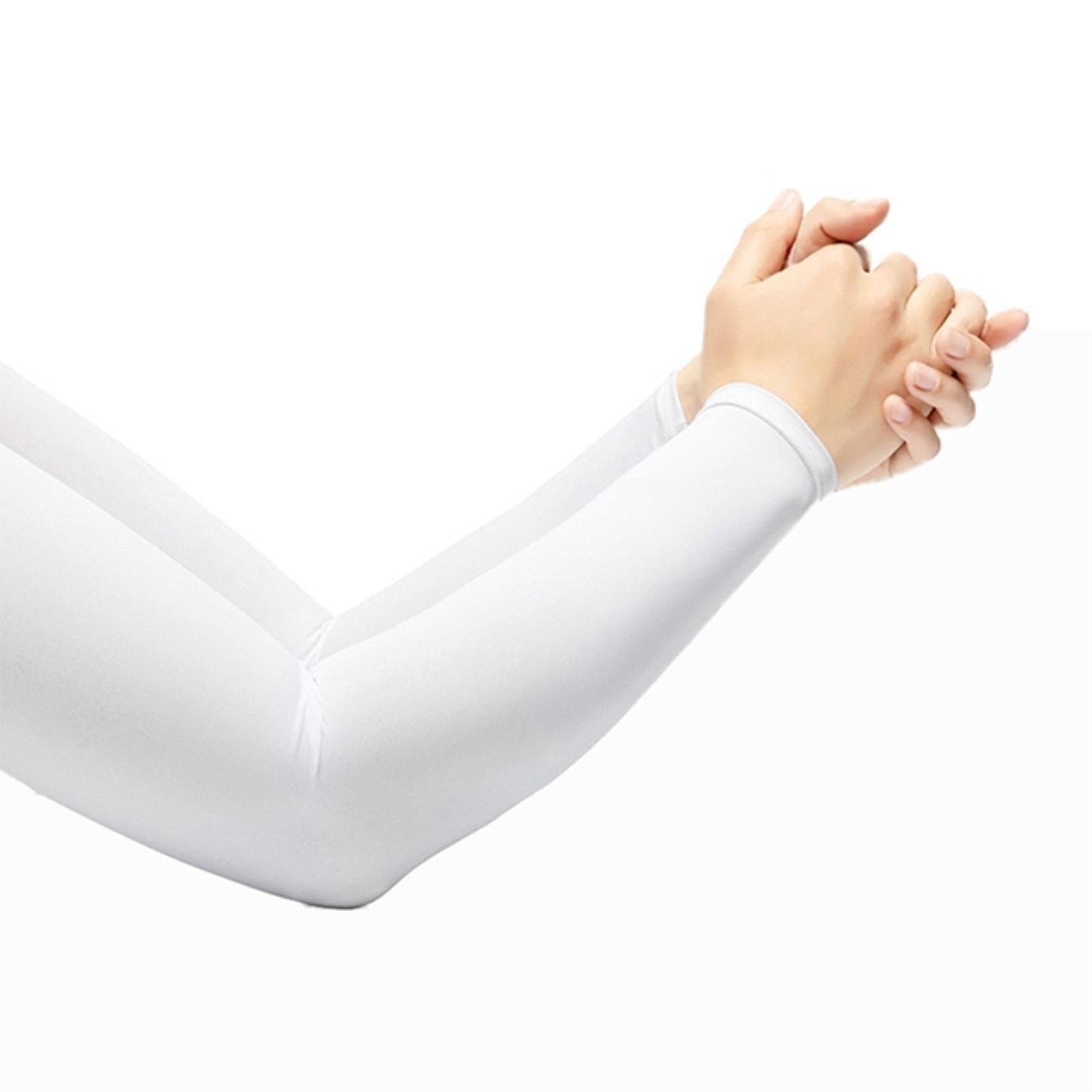 Cooling UV Protection Ice Silk Arm Sleeves for Men & Women - Breathable & Elastic Sun Protection for Outdoor Sports, Cycling, Running & Hiking