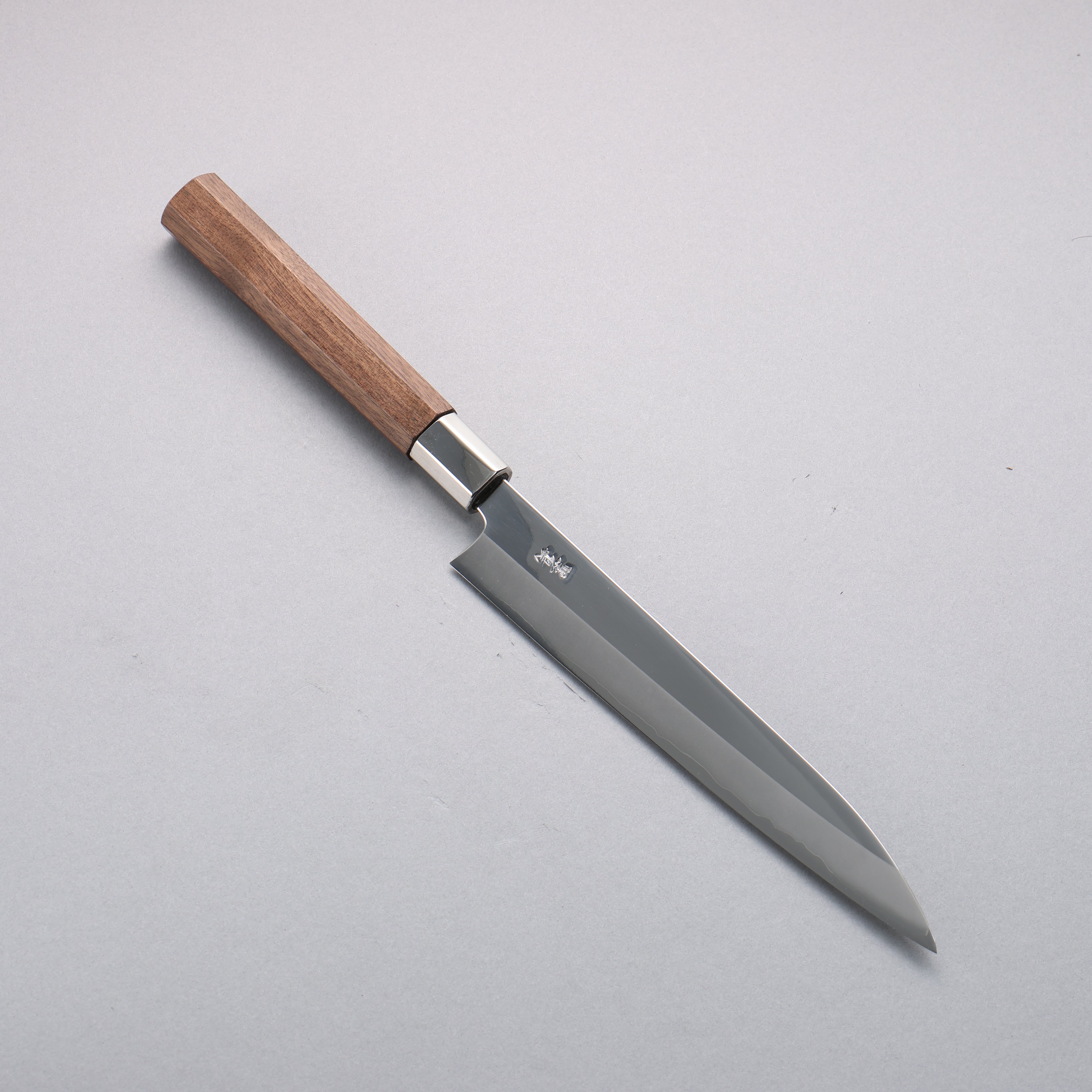 Premium Kurotori Silver Steel No.3 Migaki Finished Sujihiki Knife - 195mm Walnut Handle - Japanese Slicing Knife for Sushi, Sashimi & Meat Cutting - Professional Chef & Home Kitchen Use